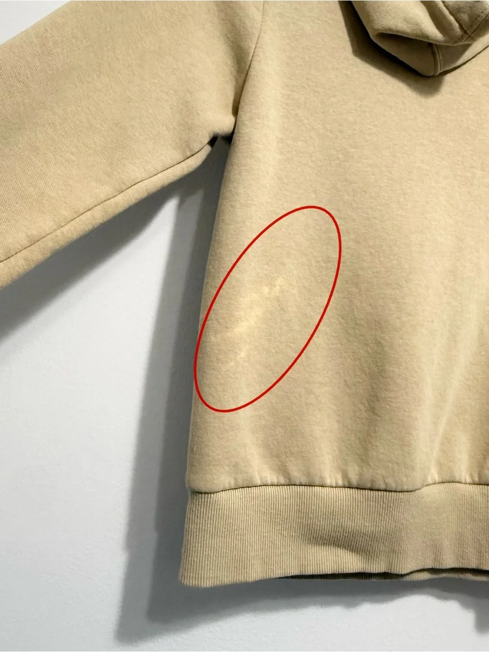 CONVERSE Kids Beige Fleece Lined Hoodie Logo Sweatshirt Size S 8-10